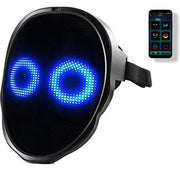 Masque LED Halloween à changement de visage Lumineux multicolore pour fêtes