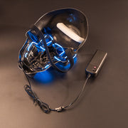 Masque LED Halloween tête de mort Lumineux pour fêtes et soirées