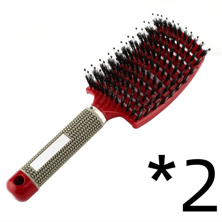 Brosse démêlante femme Poils nylon et massage du cuir chevelu