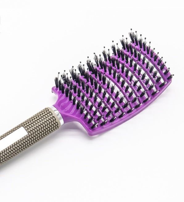 Brosse Démêlante Anti-Nœuds Massage Cuir Chevelu & Brillance