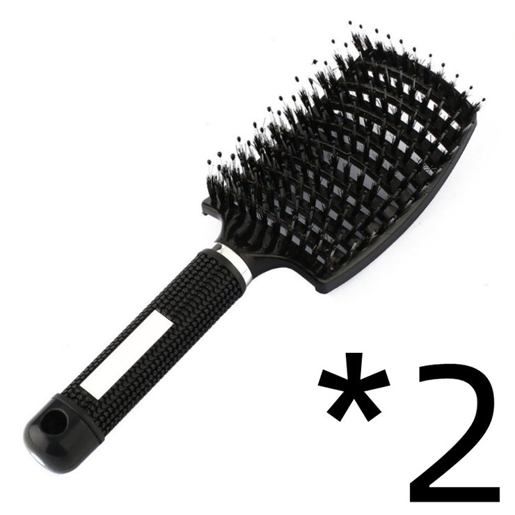 Brosse démêlante femme Poils nylon et massage du cuir chevelu