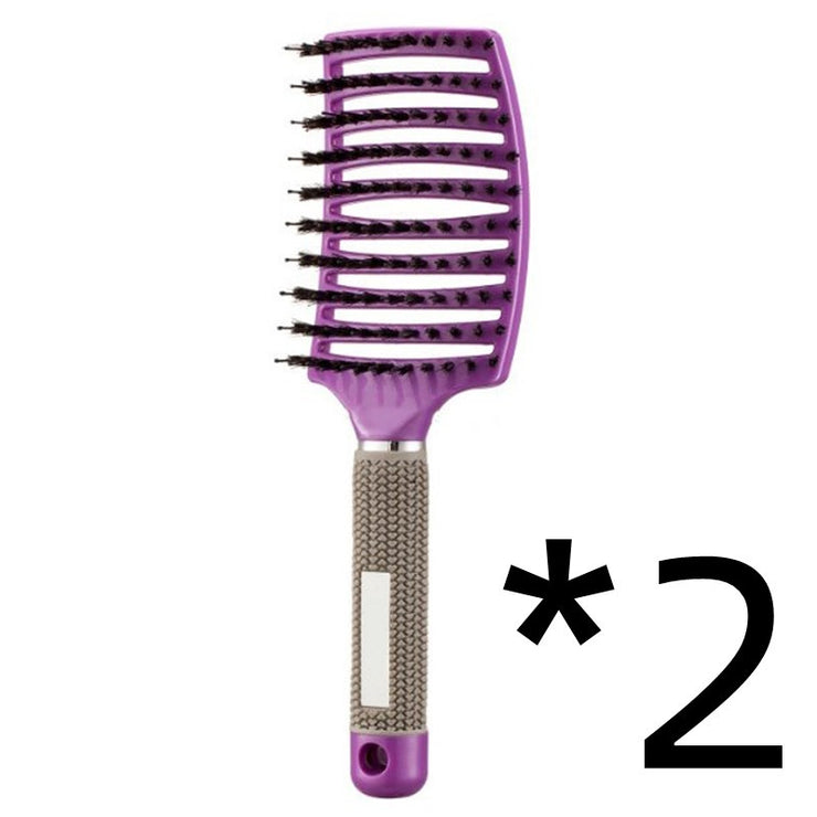 Brosse démêlante femme Poils nylon et massage du cuir chevelu