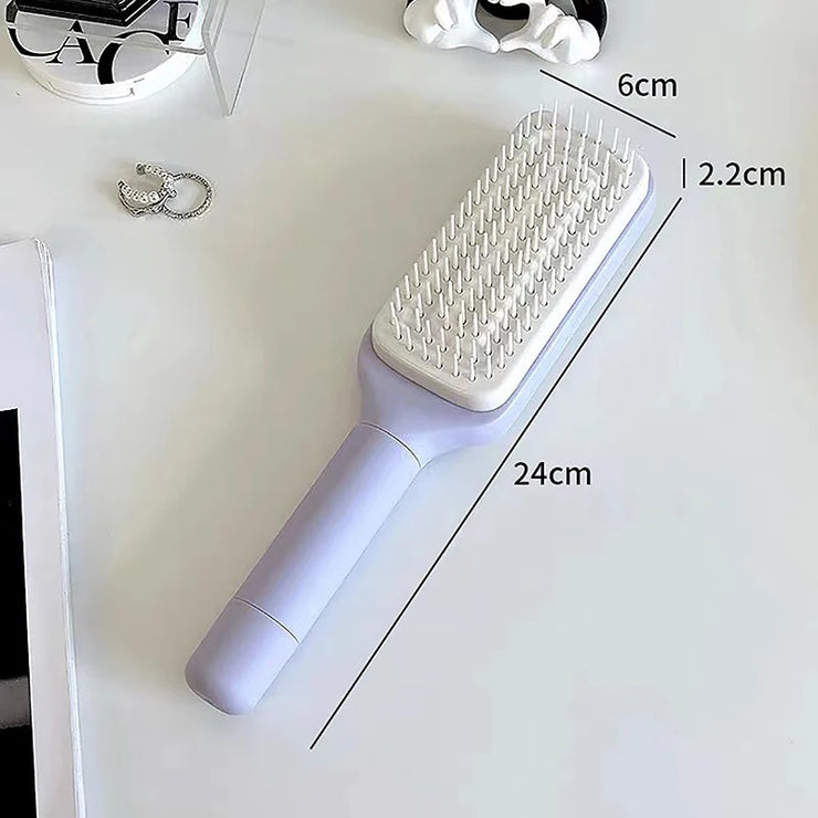Brosse Pureté™Brosse à Cheveux Auto-Nettoyante