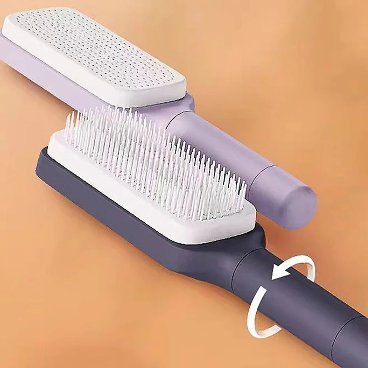 Brosse Pureté™Brosse à Cheveux Auto-Nettoyante