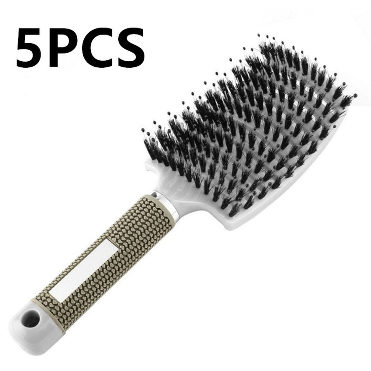 Brosse démêlante femme Poils nylon et massage du cuir chevelu