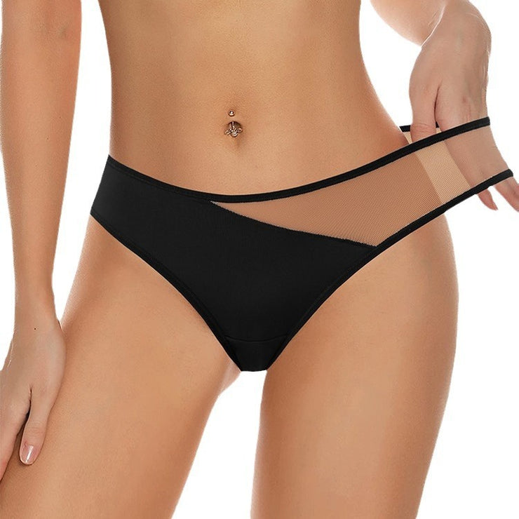 Culotte sexy en tulle transparent Sans couture et effet push-up fessier