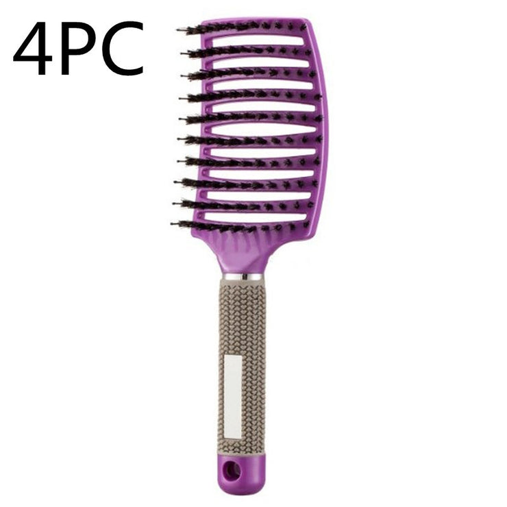 Brosse démêlante femme Poils nylon et massage du cuir chevelu