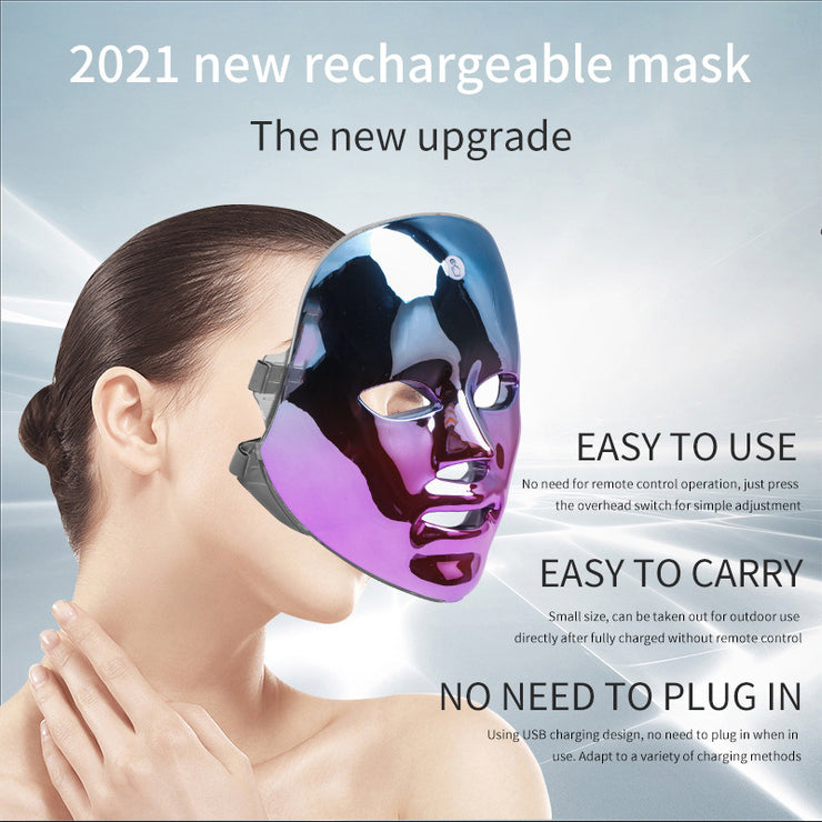Masque facial LED rechargeable Anti-acné et anti-taches