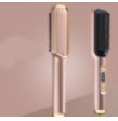 Brosse lissante professionnelle Peigne chauffant électrique en céramique, anti-brûlure