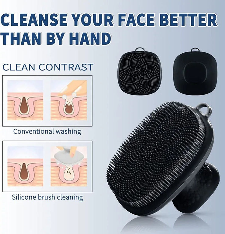 Brosse nettoyante visage en silicone Manuelle et douce