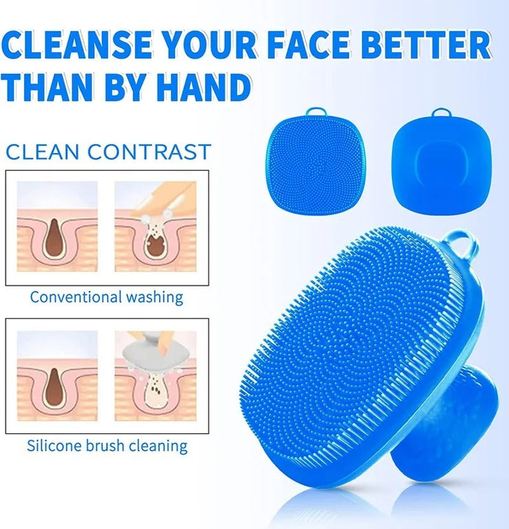 Brosse nettoyante visage en silicone Manuelle et douce