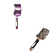 Brosse Démêlante Anti-Nœuds Massage Cuir Chevelu & Brillance