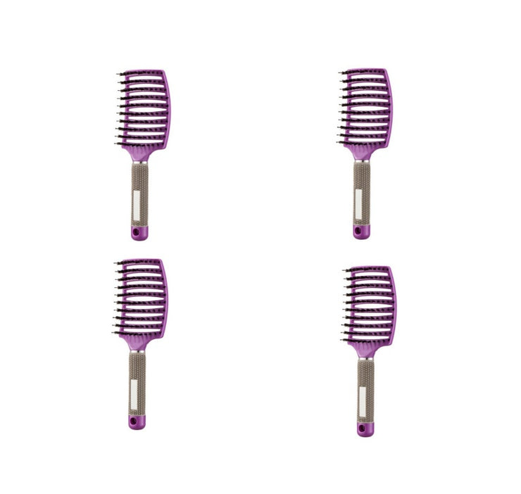 Brosse Démêlante Anti-Nœuds Massage Cuir Chevelu & Brillance